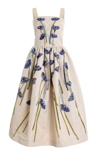 Altuzarra Peggy Sue Silk Midi Dress