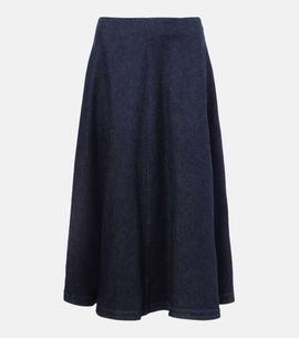 Altuzarra Altuzarra Varda denim midi skirt