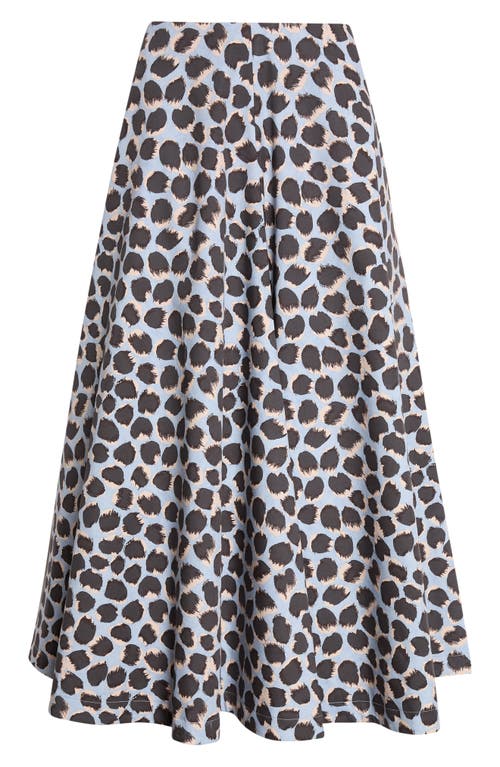 Altuzarra Altuzarra Varda Print A-Line Stretch Cotton Skirt