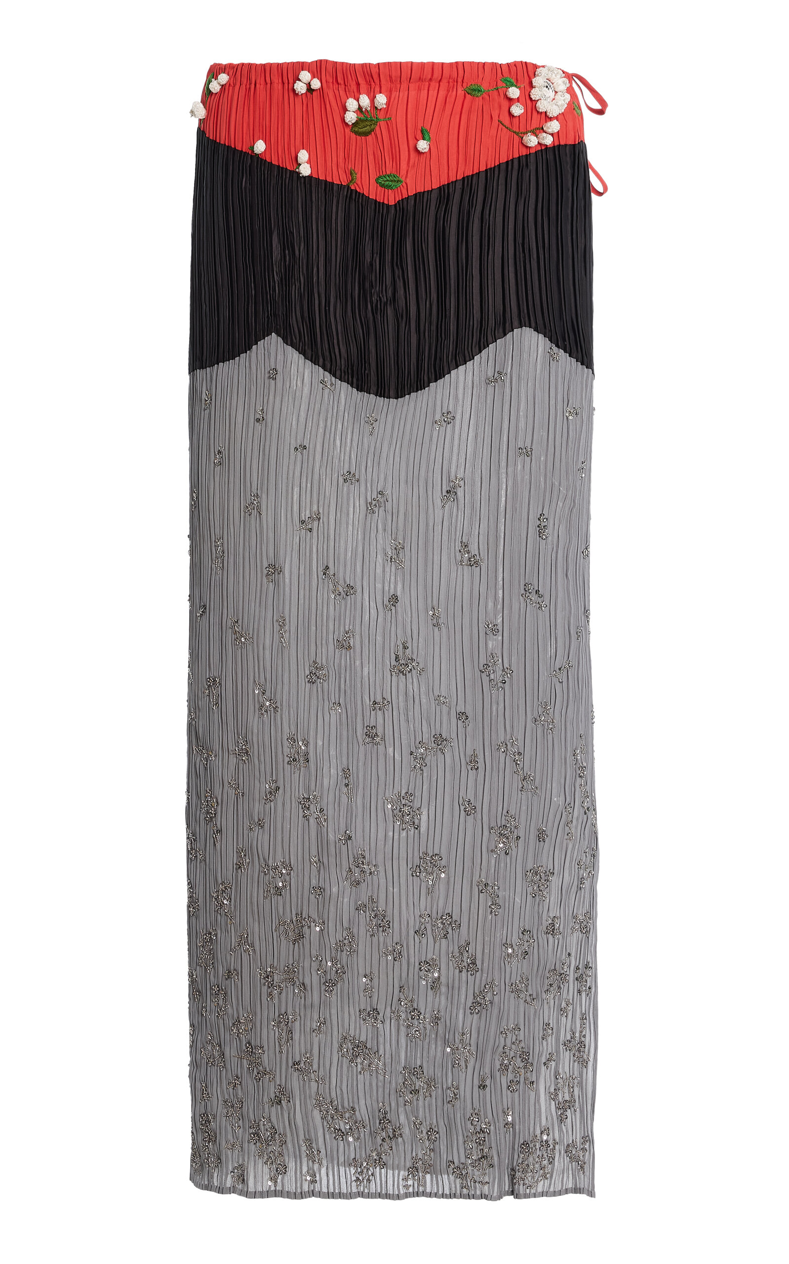 Altuzarra Altuzarra Zanders Embroidered Midi Skirt