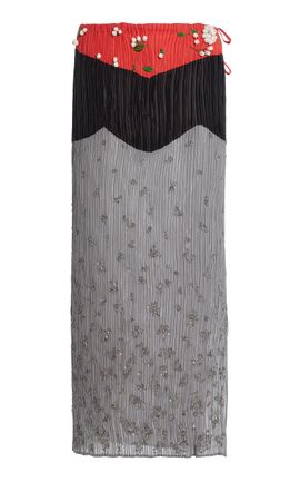 Altuzarra Altuzarra Zanders Embroidered Midi Skirt
