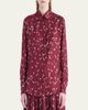 Altuzarra Chika Printed Satin Top - 4