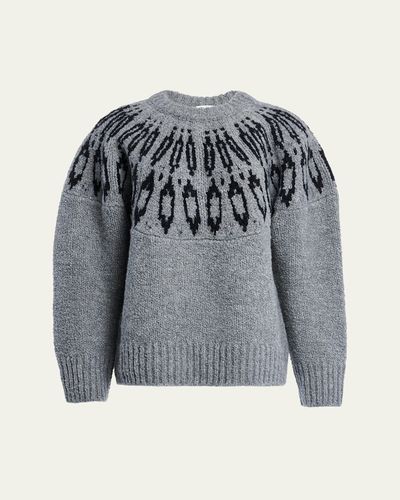 Altuzarra Coleman Fair Isle Wool Crewneck Sweater