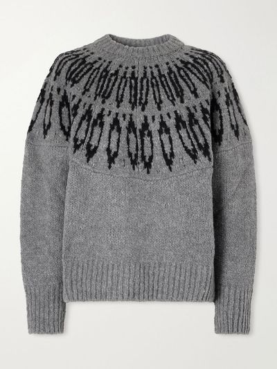 ALTUZARRA Coleman intarsia-knitted wool sweater