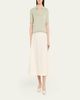 Altuzarra Cotton-Silk Short-Sleeve Polo Sweater - 2