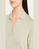 Altuzarra Cotton-Silk Short-Sleeve Polo Sweater - 5