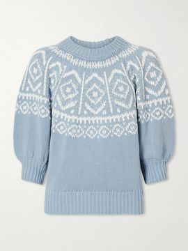 ALTUZARRA Howard cotton-blend knitted sweater