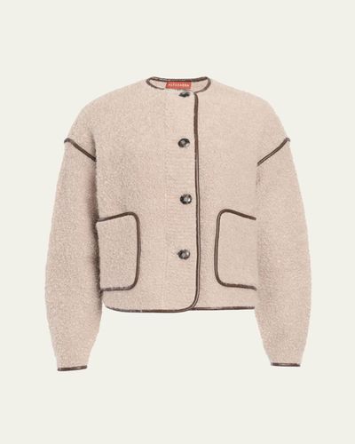 Altuzarra Irving Single-Breasted Alpaca Boucle Jacket