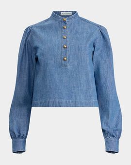 Altuzarra Margot Long-Sleeve Top