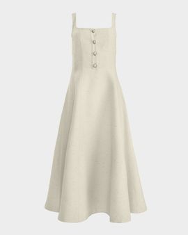 Altuzarra Orrie A-Line Midi Dress
