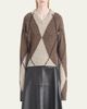 Altuzarra Parish Argyle V-Neck Sweater - 3