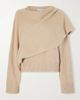 ALTUZARRA Scarf-detailed organic cotton knitted sweater - 1