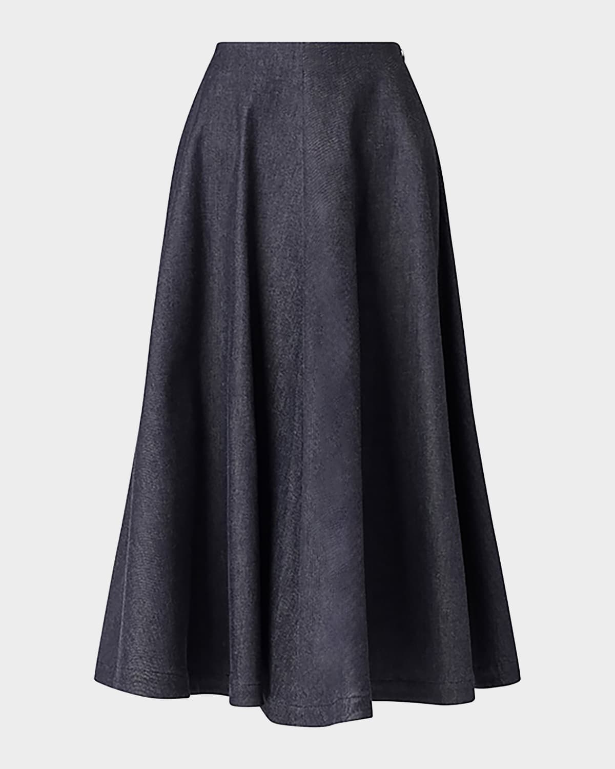 Altuzarra Varda A-Line Denim Skirt