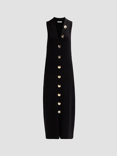 Altuzarra Women's Axia Button-Front Maxi Dress
