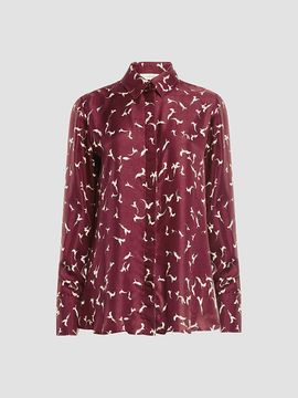Altuzarra Women's Chika Printed Drape Top