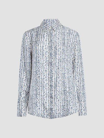 Altuzarra Women's Chika Printed Silk Shirt