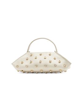 Altuzarra Women's Crystal-Embellished Origami Leather Baguette