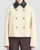 Altuzarra Women's Harburg Faux-Leather-Trimmed Cotton Double-Breasted Jacket - 4