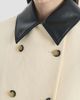Altuzarra Women's Harburg Faux-Leather-Trimmed Cotton Double-Breasted Jacket - 5