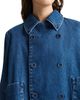 Altuzarra Women's Hayden Denim Double-Breasted Crop Jacket - 5