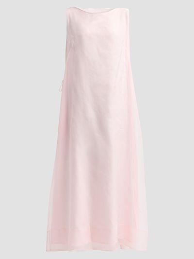 Altuzarra Women's Jools Silk Boatneck Shift Midi Dress