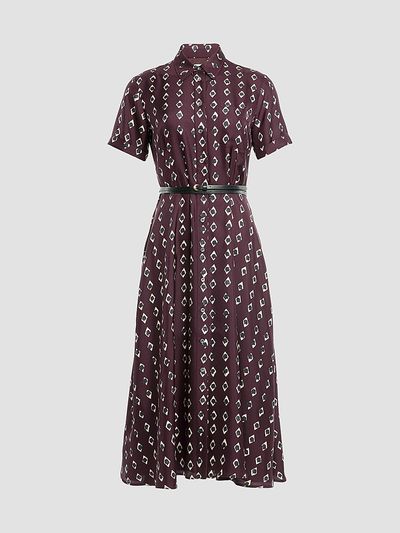 Altuzarra Women's Kiera Silk Printed Midi Dress