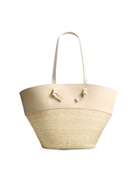 Altuzarra Women's Knot Basket Palm & Leather Large Tote Bag