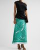 Altuzarra Women's Linnie Silk A-Line Midi Skirt - 2