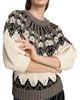 Altuzarra Women's Marty Chunky Colorworked Puff-Sleeve Sweater - 6