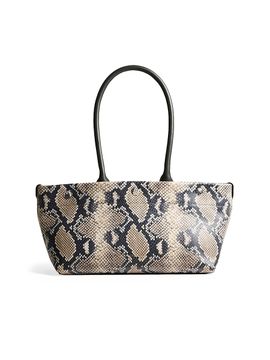 Altuzarra Women's Mini East/West Python-Embossed Leather Tote Bag