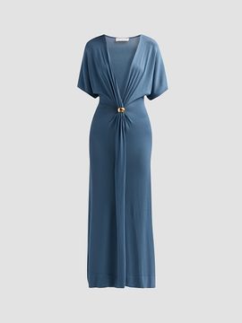 Altuzarra Women's Rene Gathered Midi Dress