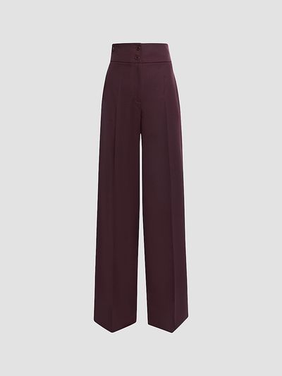 Altuzarra Women's Rudy Wool Straight-Leg Pants