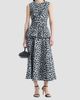 Altuzarra Women's Varda Animal Print Cotton Midi Skirt - 2