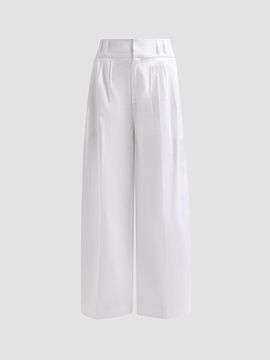 Altuzarra Women's Wilson Cotton High-Rise Wide-Leg Pants