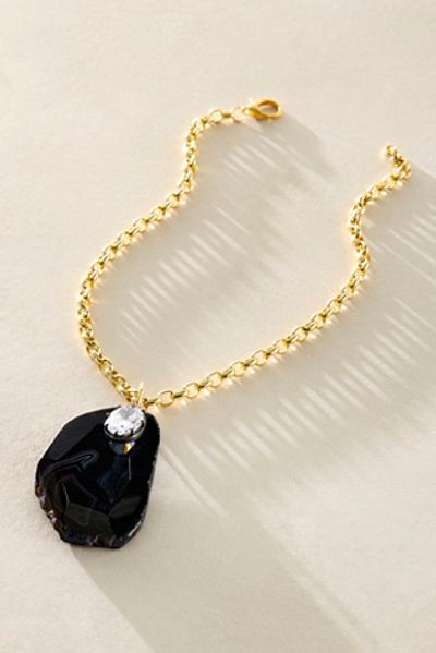 ALV ALV Agate & Crystal Necklace