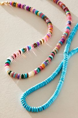 ALV ALV Anguilla Semiprecious Stone Necklace