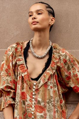 ALV ALV Gill Disc Semiprecious Necklace