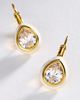 ALV Jewels Carrie Bezel French Hook Earrings - 1