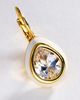 ALV Jewels Carrie Bezel French Hook Earrings - 2