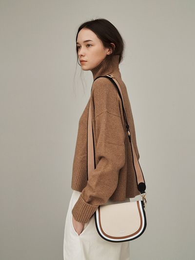 AMAG STUDIO LTC Selle Shoulder Bag_Marron