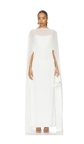 Amanda Uprichard Amanda Uprichard Anastasia Cape Dress
