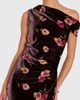 Amanda Uprichard Amanda Uprichard Anitta Floral Velvet Burnout One-Shoulder Gown - 4