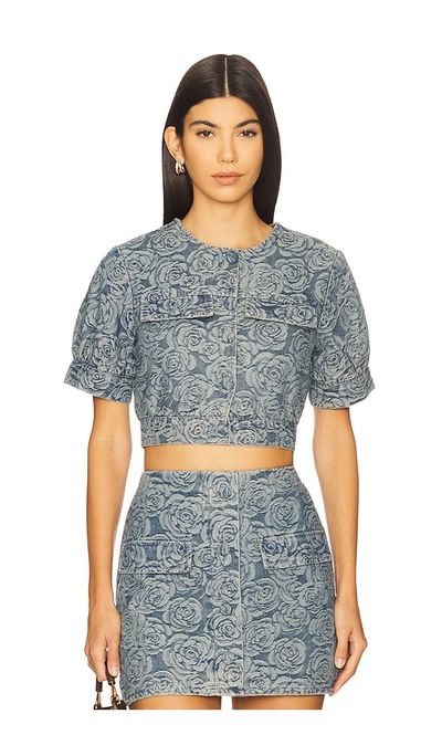 Amanda Uprichard Amanda Uprichard Bello Short Sleeve Jacket