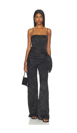 Amanda Uprichard Amanda Uprichard Cheryl Fringe Jumpsuit