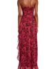 Amanda Uprichard Amanda Uprichard Eden Floral Strapless Gown - 2