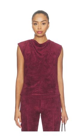 Amanda Uprichard Amanda Uprichard Freya Suede Top