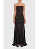 Amanda Uprichard Amanda Uprichard Leo Beaded Strapless Gown - 1