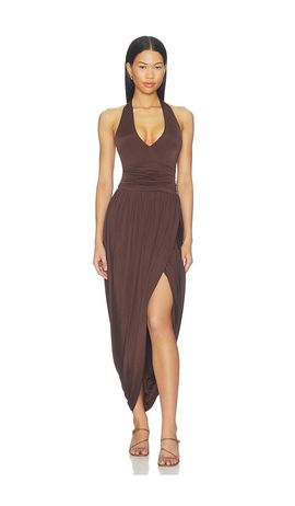 Amanda Uprichard Amanda Uprichard Rosado Midi Dress