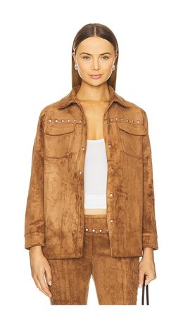 Amanda Uprichard Amanda Uprichard x REVOLVE Nirvana Suede Jacket