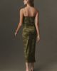 Amanda Uprichard Jean Square-Neck Midi Dress - 3